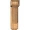 Ekena Millwork Traditional Craftsman Smooth Bracket w/ Offset Brace, Western Red Cedar, 5 1/2"W x 20"D x 20"H BKT0604X20X20TRA04SWR - alternate 3